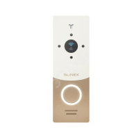 Видеопанель вызывная , AHD наружная SLINEX ML-20HR Gold+White 00086694