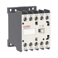 Миниконтактор YON DMC007 7A 3кВт AC3 3P кат. 220В AC 1НО DKC DMC007-3C10A230