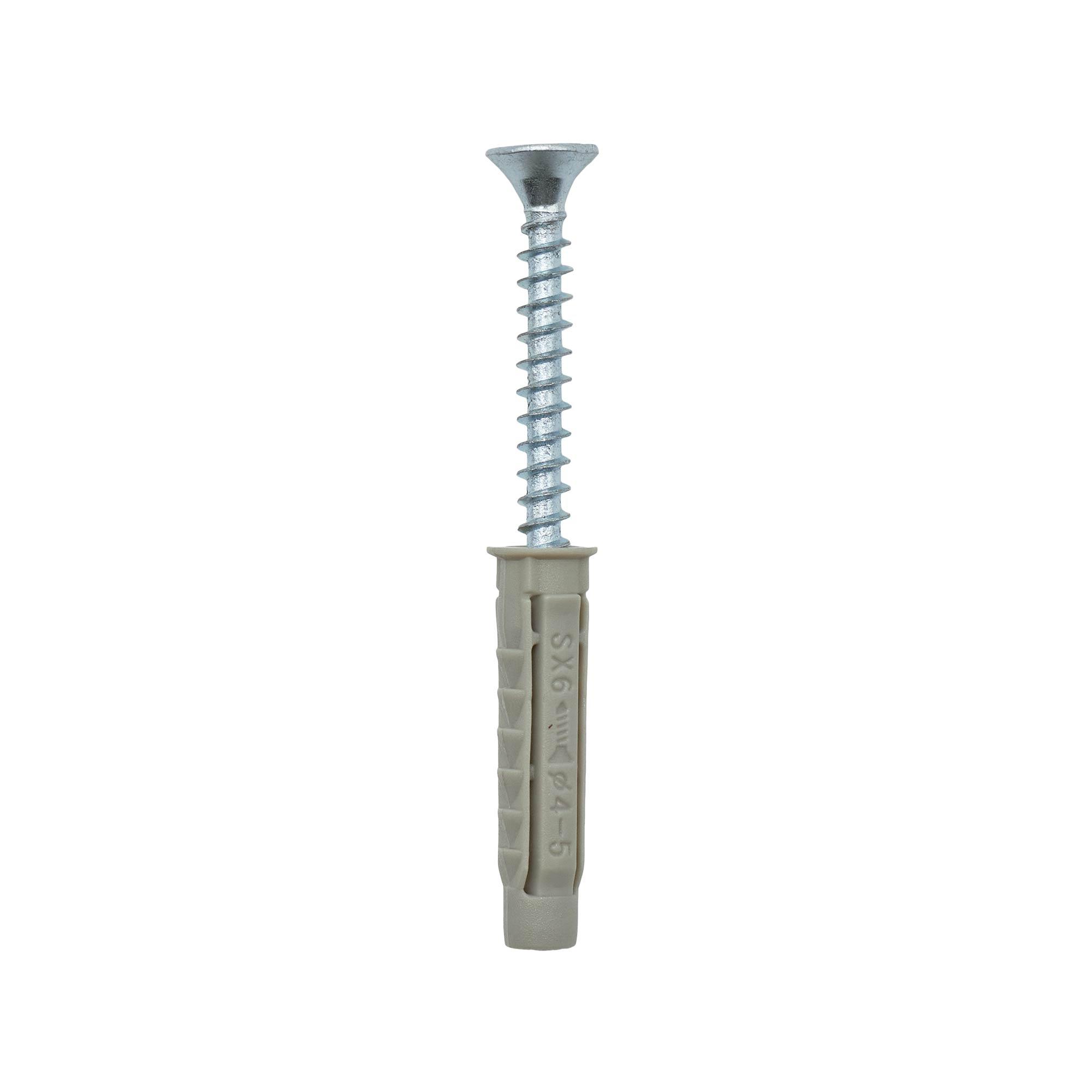Саморез 4.5х40мм с дюбелем V6 DKC CM06522