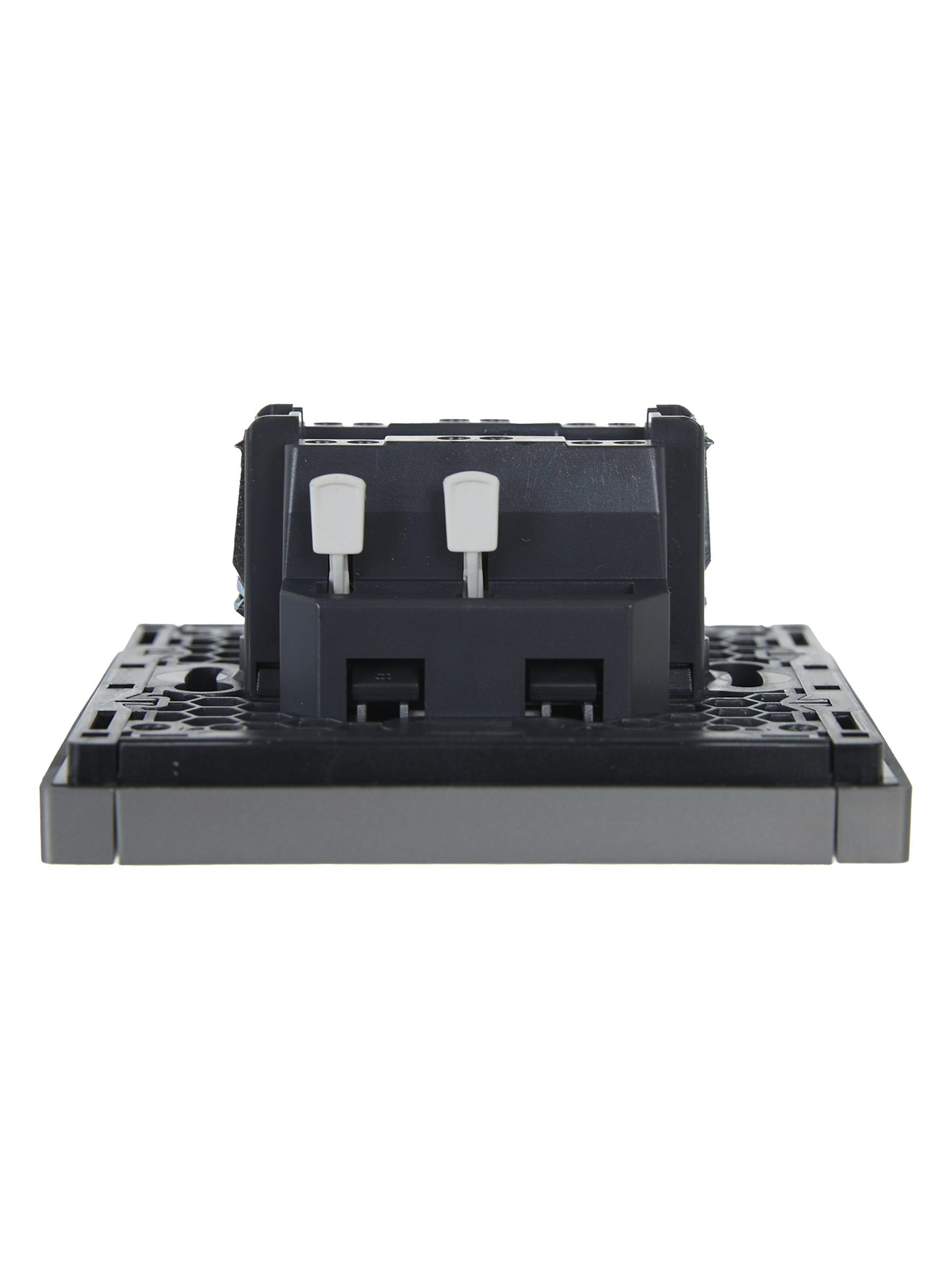 FORTE&PIANO Выключатель 1-клавишный перекрестный 10А FP512 сталь IEK FP-V13-0-10-1-K46
