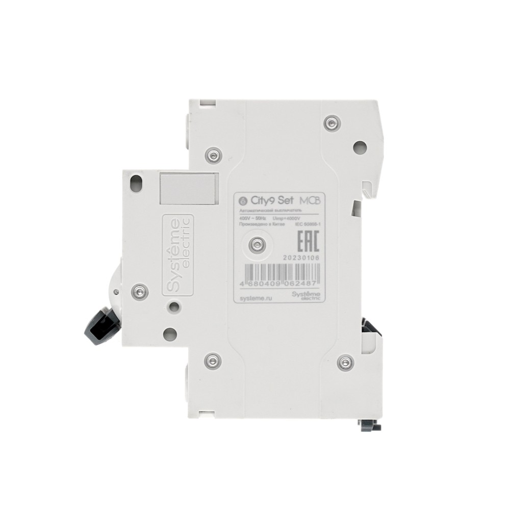 Выключатель автоматический трехполюсный 40А С 4.5kA 400В City9 Set Systeme Electric C9F34340
