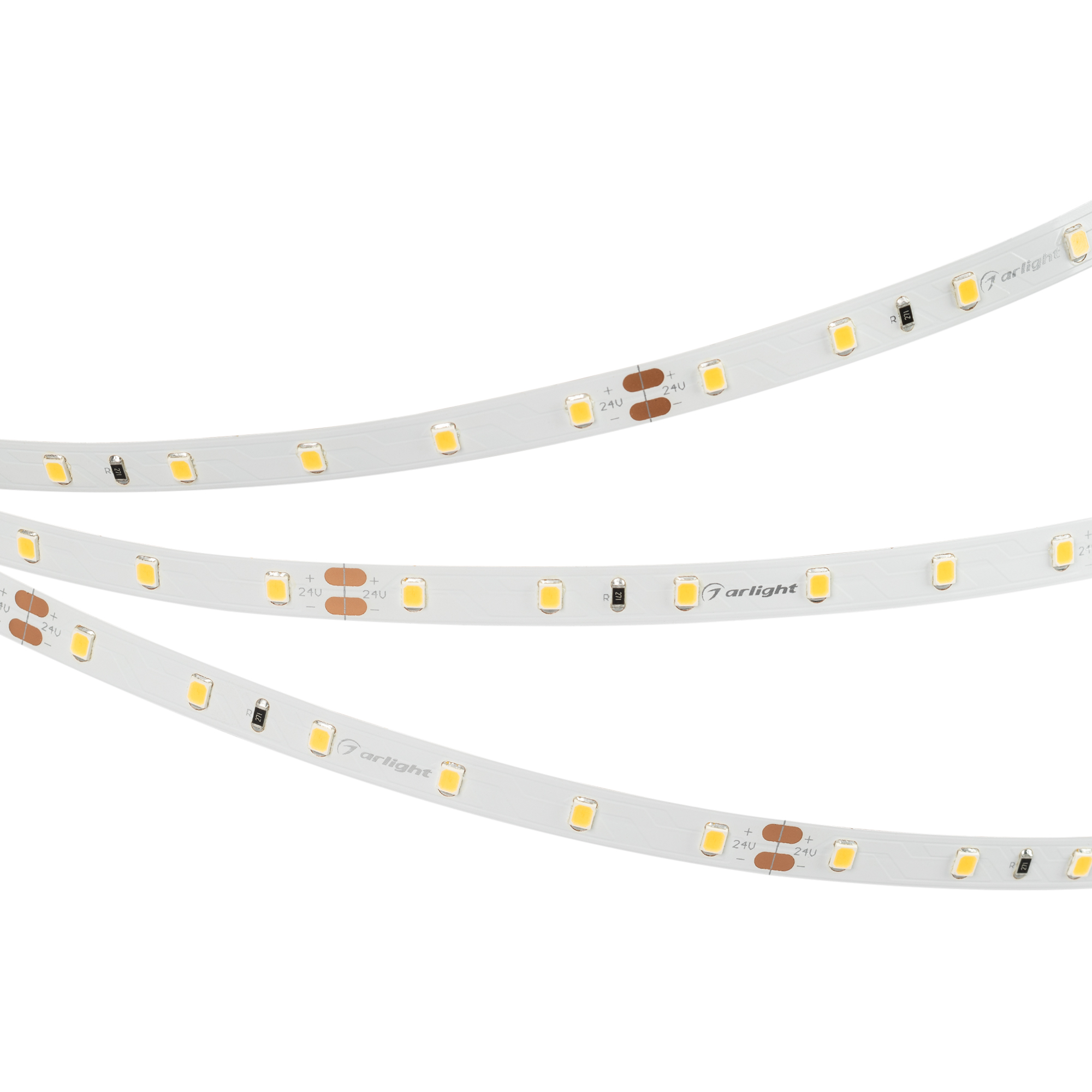 Лента LED RT-A60-8mm 24V Day4000 (4.8 W/m, IP20, 2835, 5m) (ARL, Открытый) Arlight 016144(2)