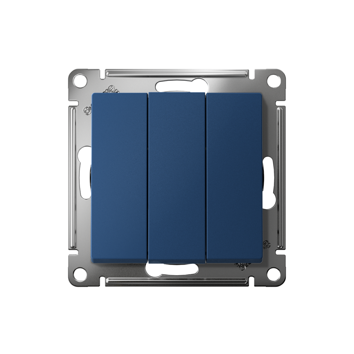 ATLASDESIGN выключатель трехклавишный, сх.1+1+1, 10АХ, механизм, АКВАМАРИН Systeme Electric ATN001131