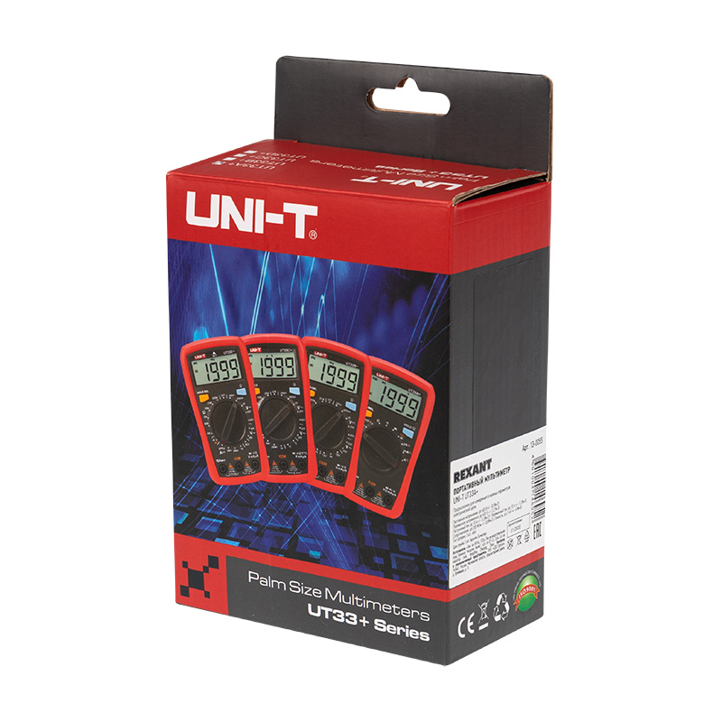 Мультиметр портативный UNI-T UT33A+ 13-0055