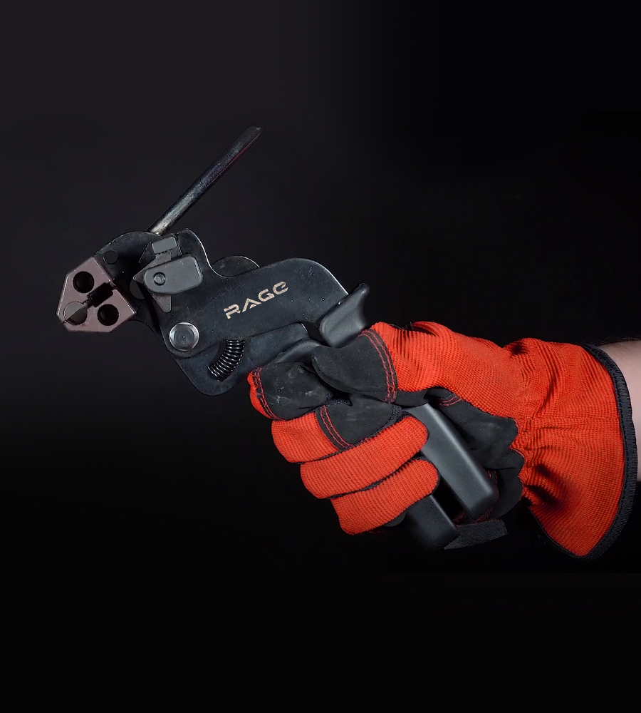 Инструмент для монтажа стальных стяжек Rage 206001