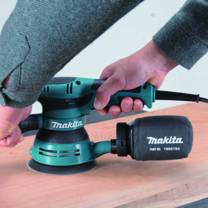 Шлифмашина эксцентриковая 300Вт, 125мм, 12000об/м, доп. ручка Makita BO5040