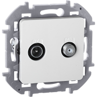 Розетка TV/SAT звезда  INSPIRIA белый Legrand 673880