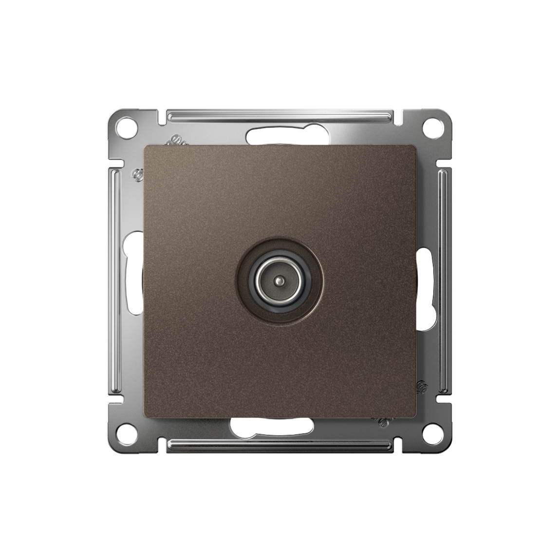 Розетка ATLASDESIGN TV оконечная 1DB механизм мокко Systeme Electric ATN000691