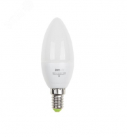 Лампа светодиодная LED 5Вт E14 400Лм белый матовая свеча 230V/50Hz ECO JazzWay 1036865A