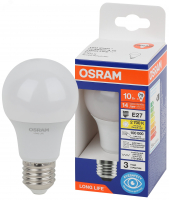 Лампа светодиодная груша LED 10Вт Е27 2700К 806Лм 170-250В (замена 75Вт) OSRAM LEDVANCE 4099854185977