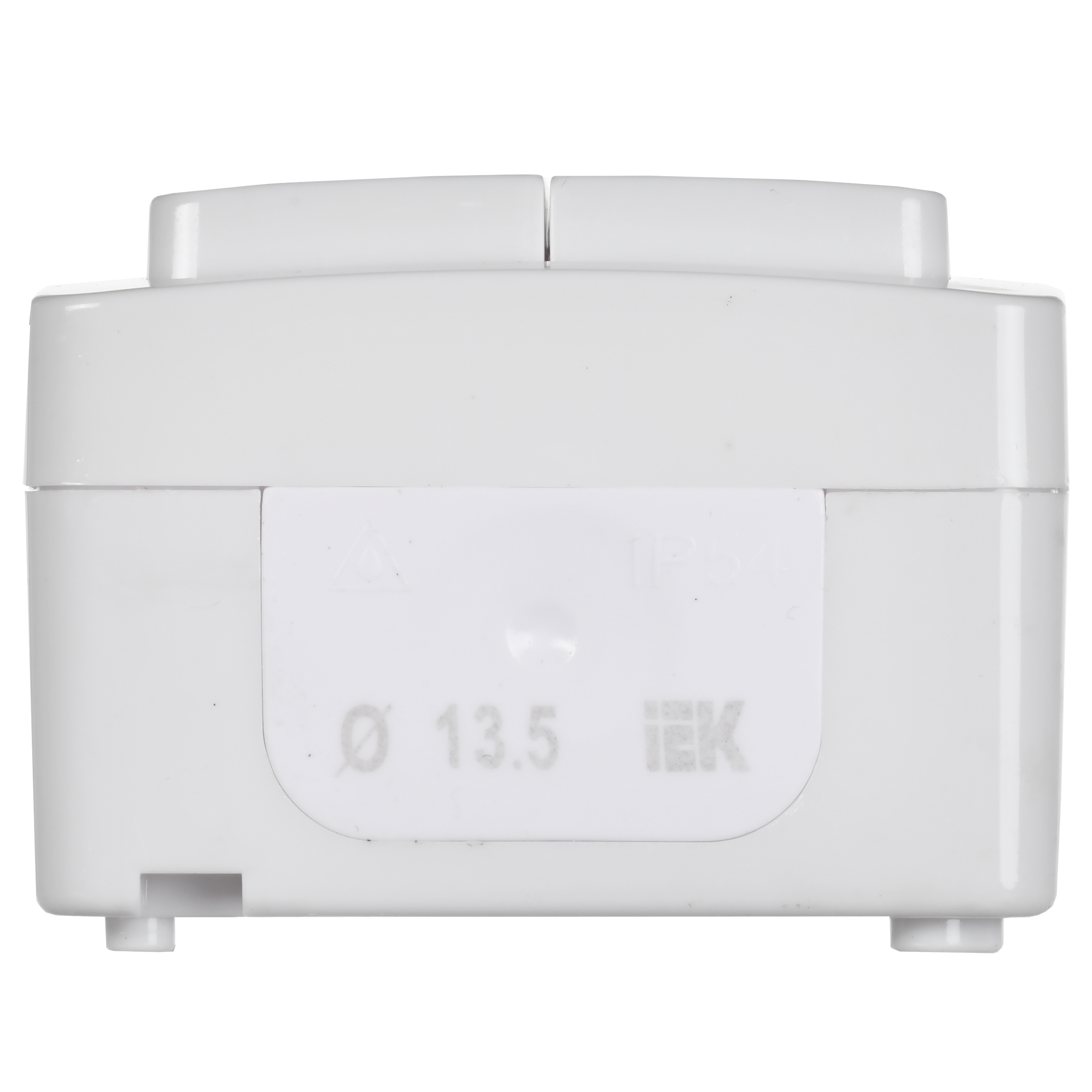 Гермес PLUS Выключатель двухклавишный ВС20-2-0-ГПБ наружный IP54 IEK EVMP20-K01-10-54-EC