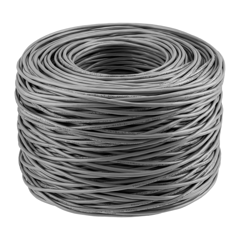 Витая пара PROconnect F/UTP 4PR 24AWG CCA CAT5e бухта 305м REXANT 01-0142-3