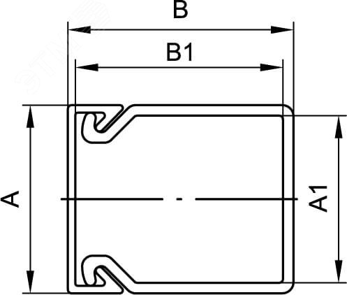 Кабель-канал 25x30 черный TA-EN W IN-Liner DKC 00323A