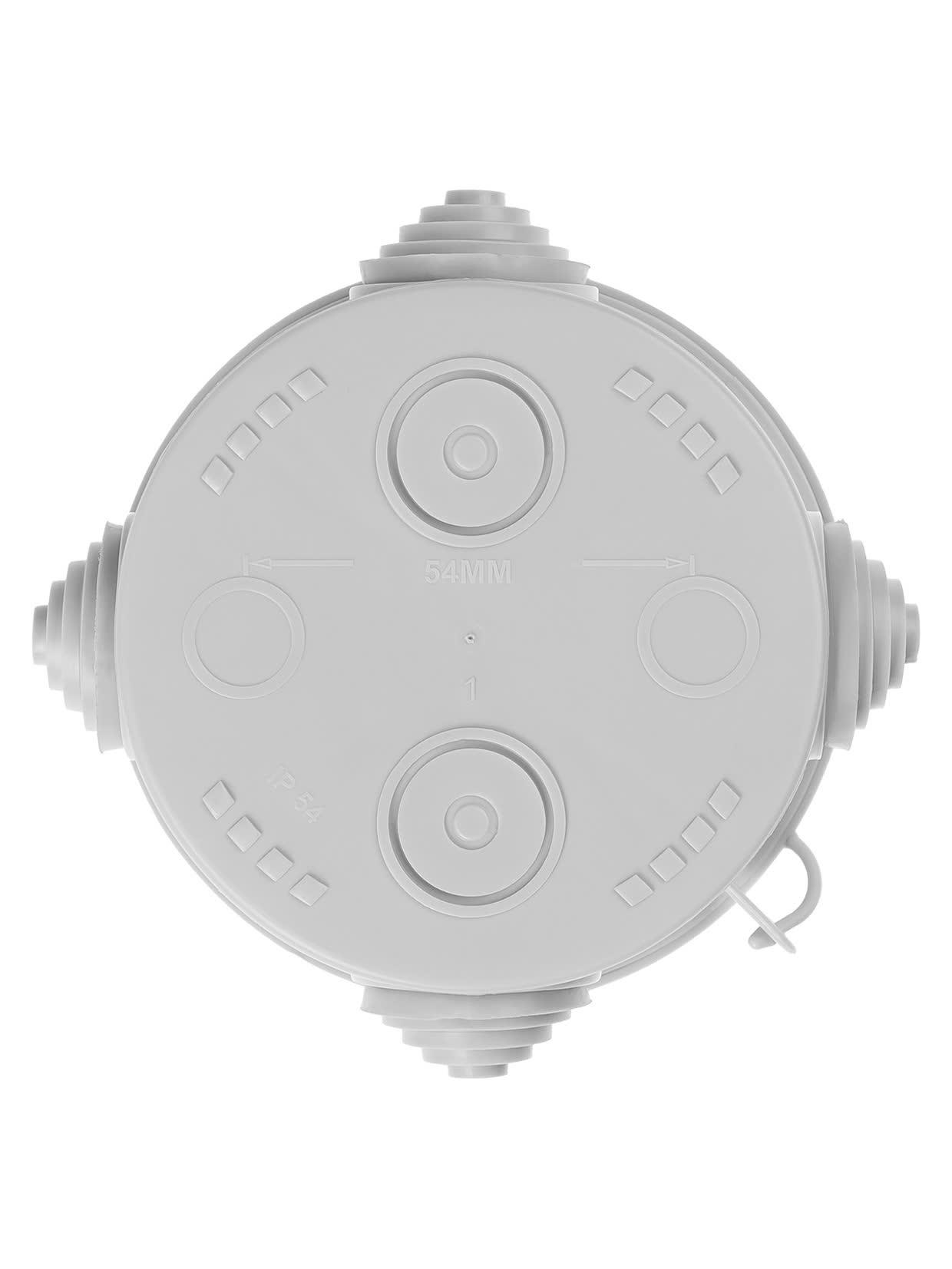 Распаячная коробка ОП D85х40мм, крышка, IP54, 4 входа TDM ELECTRIC SQ1401-0102