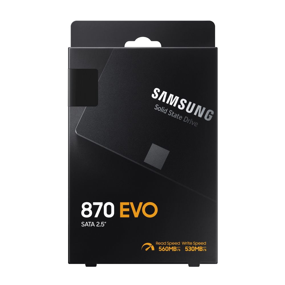Накопитель SSD 2.5'' 250ГБ  870 EVO, SATA III, 3D V-NAND TLC, 560/530 Мб/с Samsung MZ-77E250B/EU 98189