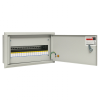 Щит распределительный встраиваемый ЩРв-18 с замком IP30 1х18 EKF mb11-18m