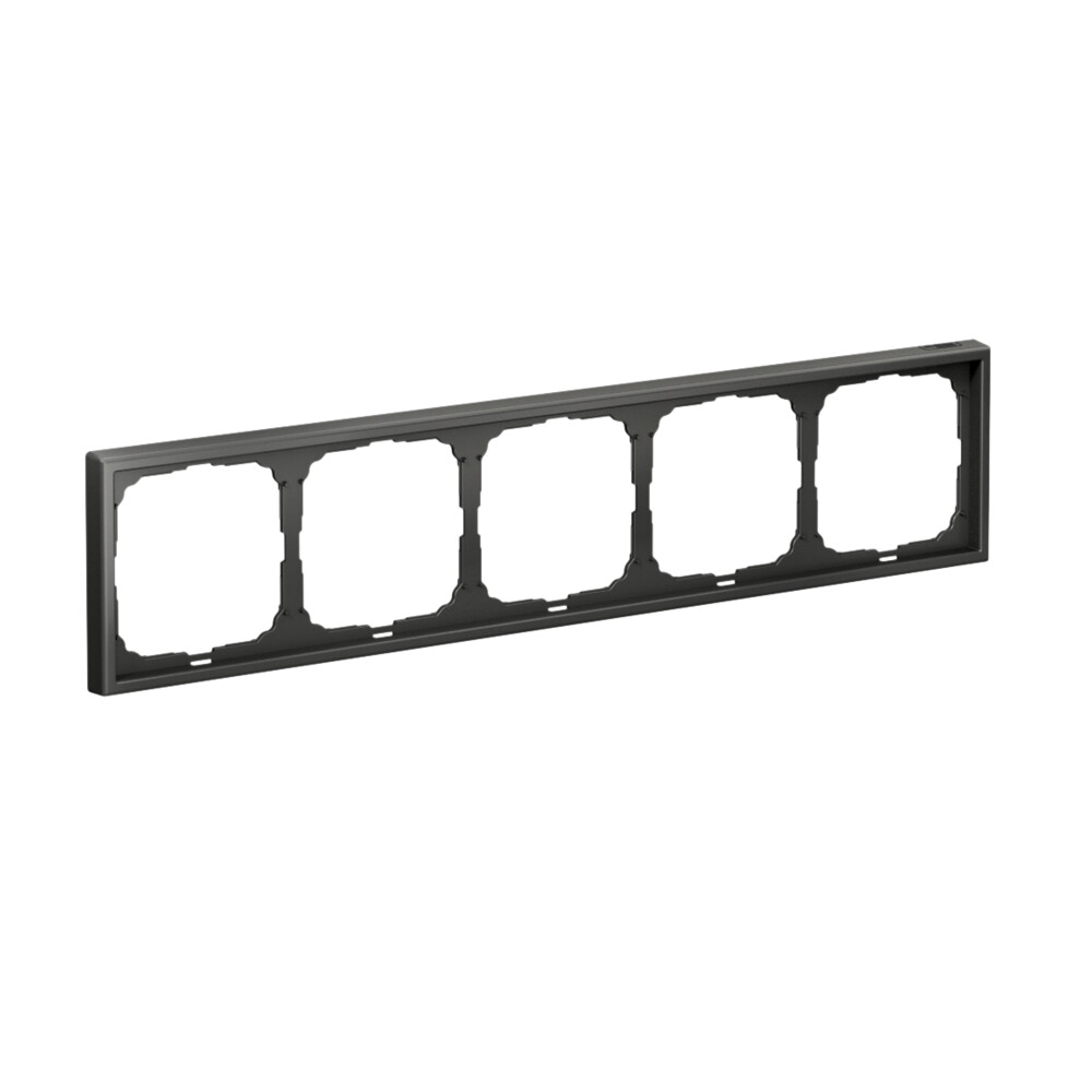 ARTGALLERY рамка 5-постовая, универсальная, базальт Systeme Electric GAL001405