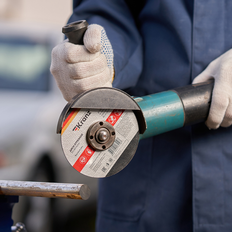 Диск отрезной по металлу 125х1.0х22.23 мм Kranz KR-90-0912