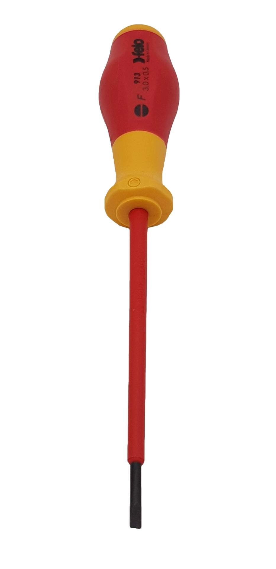 Отвертка диэлектрическая шлицевая SL3,0x0,5x100 Felo 91303090