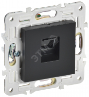 SKANDY Розетка компьютерная RJ45 кат.5E SK-K01Bl черный IEK SK-K10-1-K02