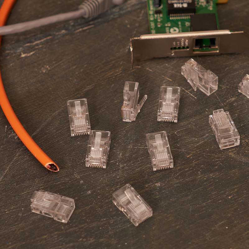 Джек RJ-45 8P8C CAT 5e, REXANT 05-1021