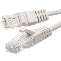 Патч-корд UTP 5e 4x2 26AWGCu LSZH серый 0.5м SUPRLAN 10-0141