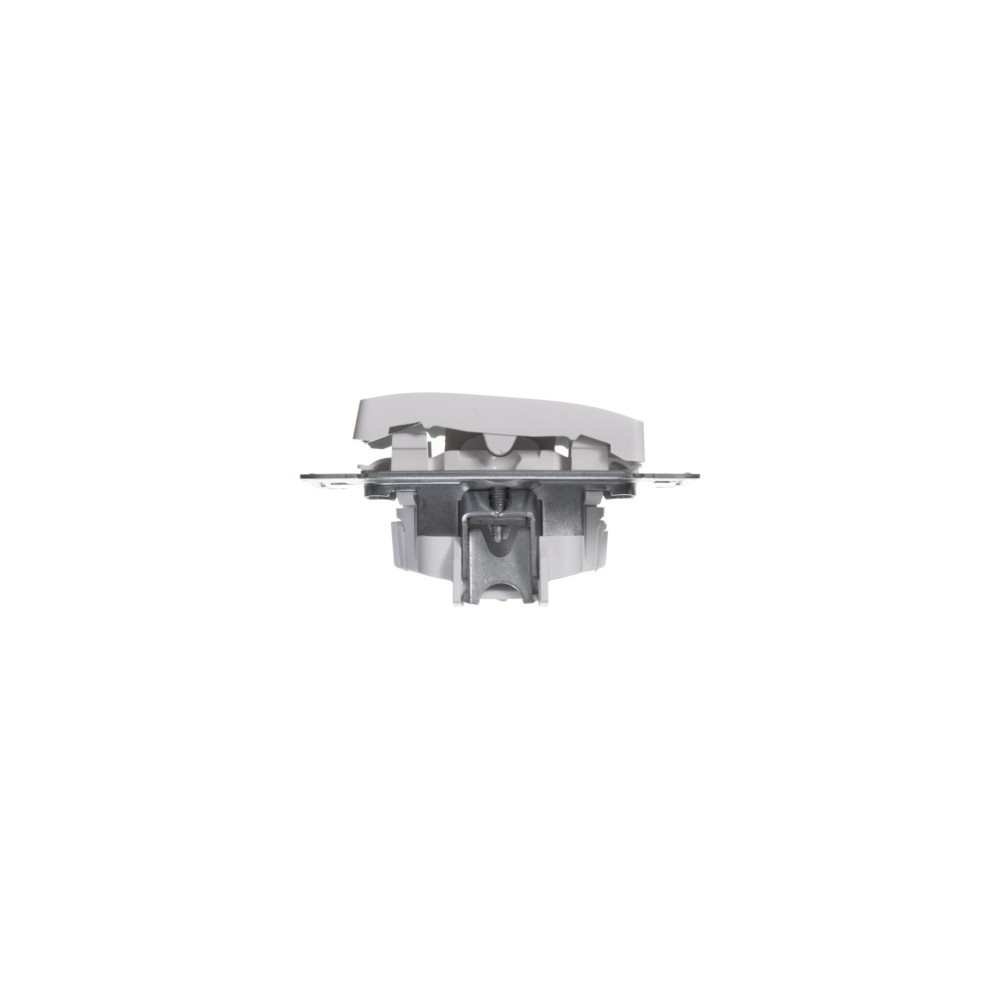 GLOSSA Выключатель двухклавишный в рамку белый сх.5 Systeme Electric GSL000151