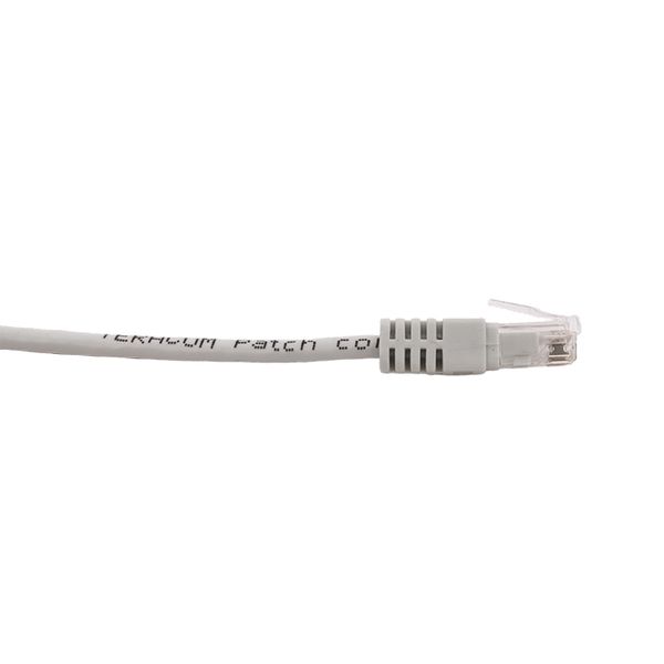 Патч-корд TERACOM Cat.5E (1Гбит/с) неэкранированный UTP оболочка PVC серый (2м) EKF TRC-5EUTP-PVC-2M-GY