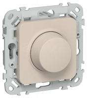 FLITE Светорегулятор проходной TRIAC 550Вт СС26-5-12-ФлЛ льняной IEK FI-D23-0550-P-K88