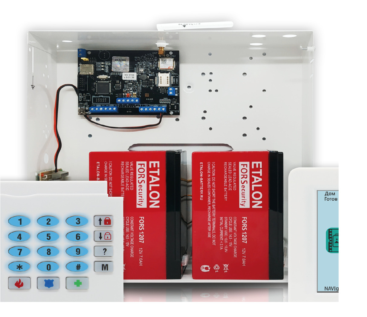 Аккумулятор 12В 7Ач ETALON BATTERY FORS 1207 200-12/007S