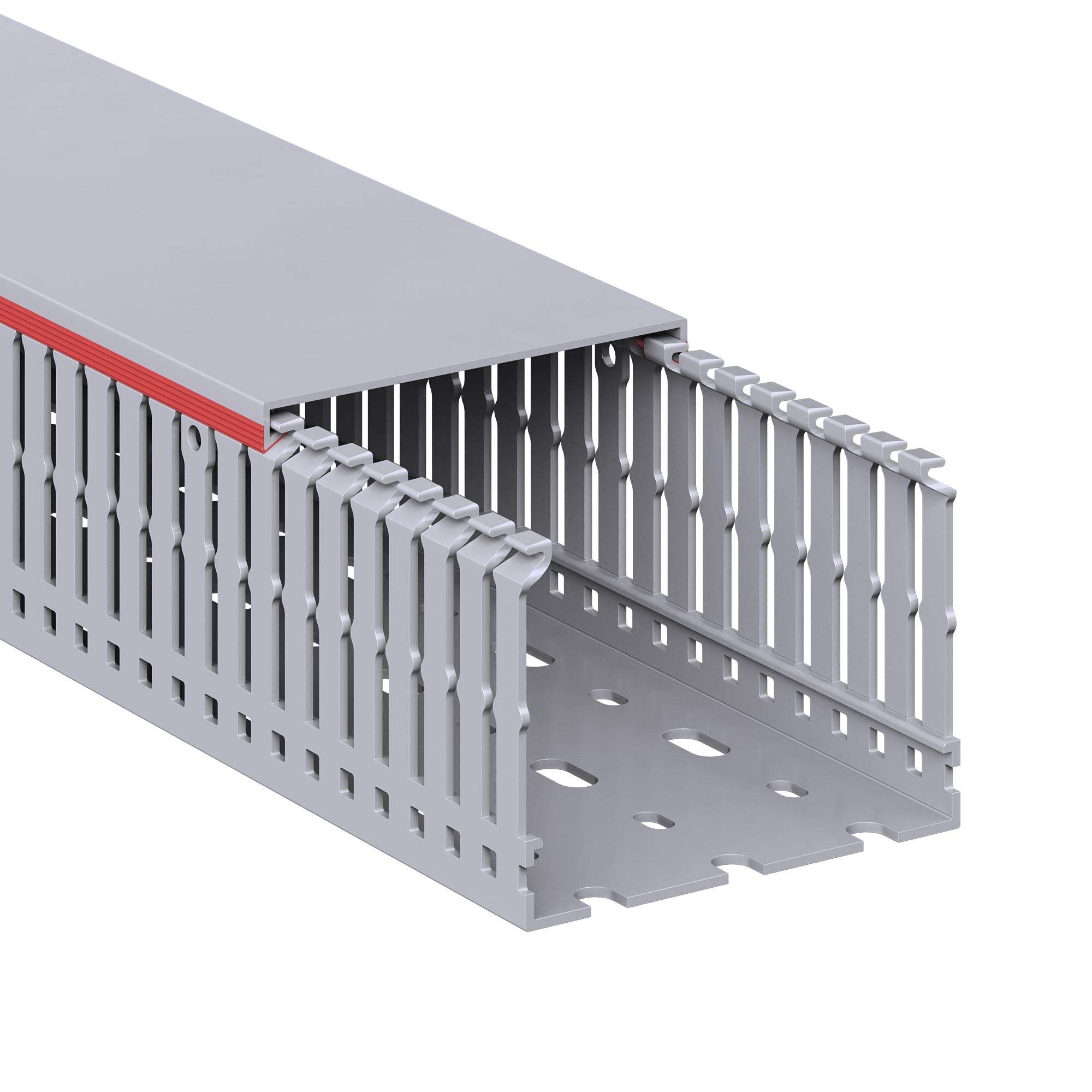 Короб перфорированный RL6 80x60 серый QUADRO DKC 01139RL