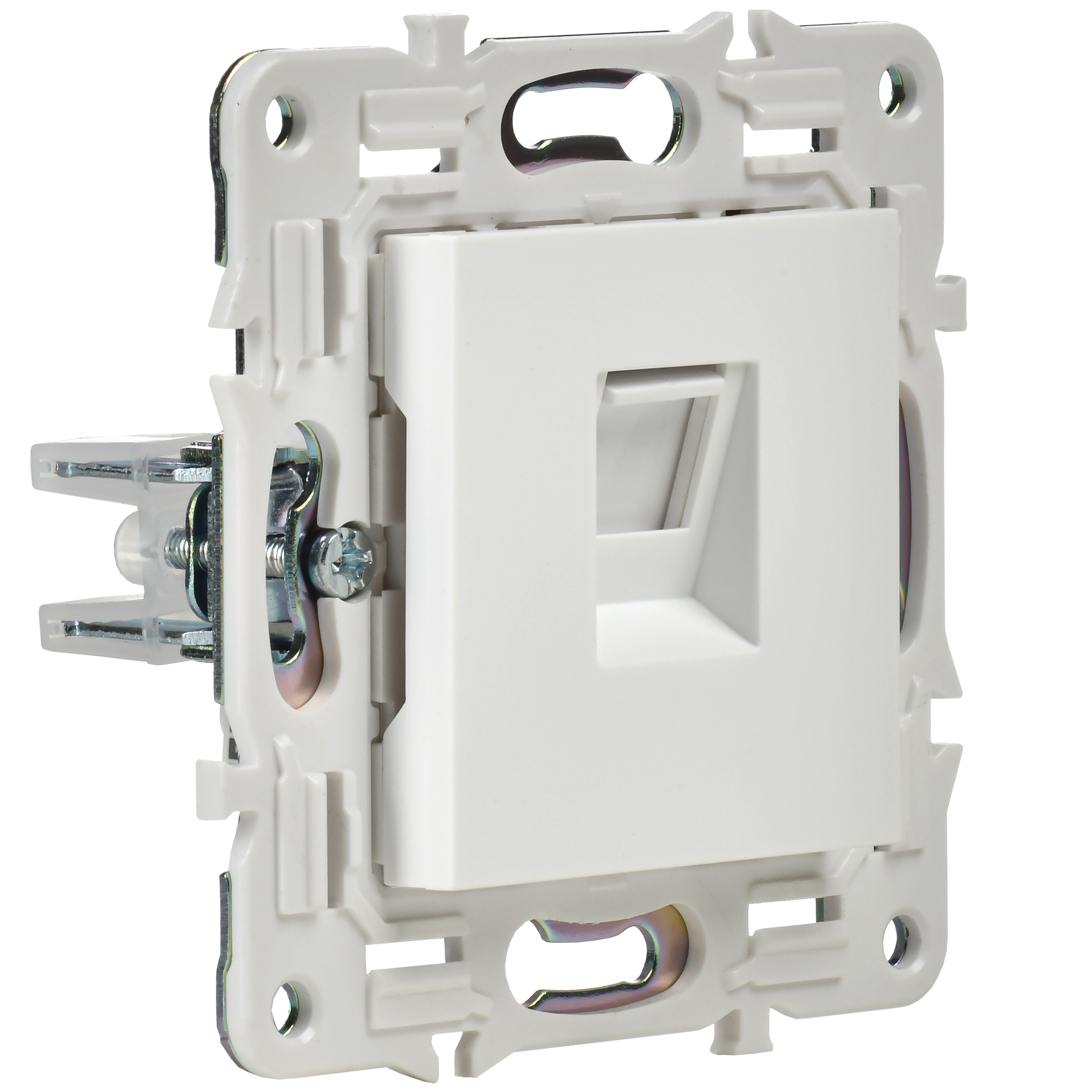 SKANDY Розетка компьютерная RJ45 кат.5E SK-K01W арктический белый IEK SK-K10-1-K01