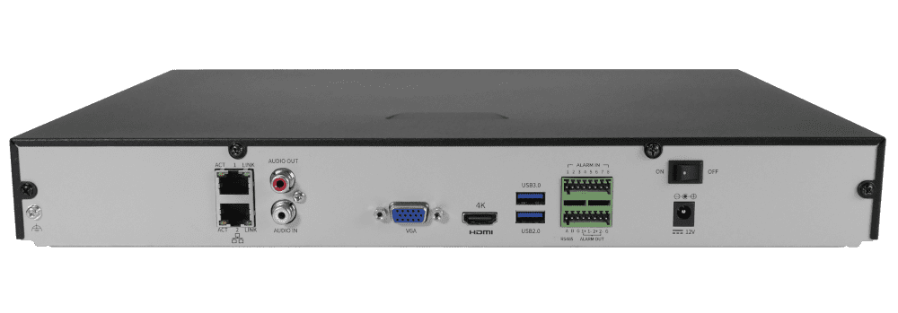 Видеорегистратор IP 16-канальный 8Мп до 2 HDD TRASSIR MiniNVR 3216R/AF УТ-00056088