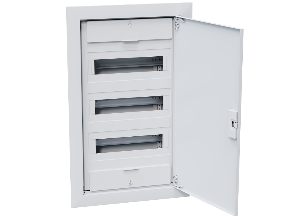 Щит  ЩРВ-п-36 белый с белой дверью IP40 OptiBox PRO КЭАЗ 379804