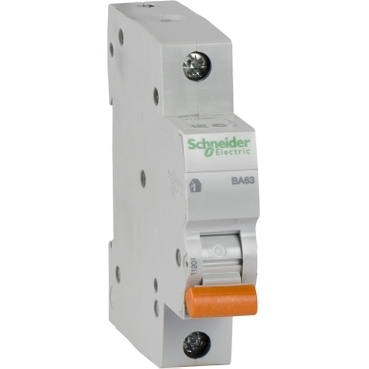 Выключатель автоматический однополюсный 6А С ВА63 4.5кА Schneider Electric 11201
