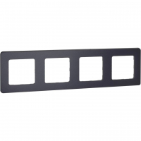 Рамка 4 поста INSPIRIA антрацит Legrand 673963
