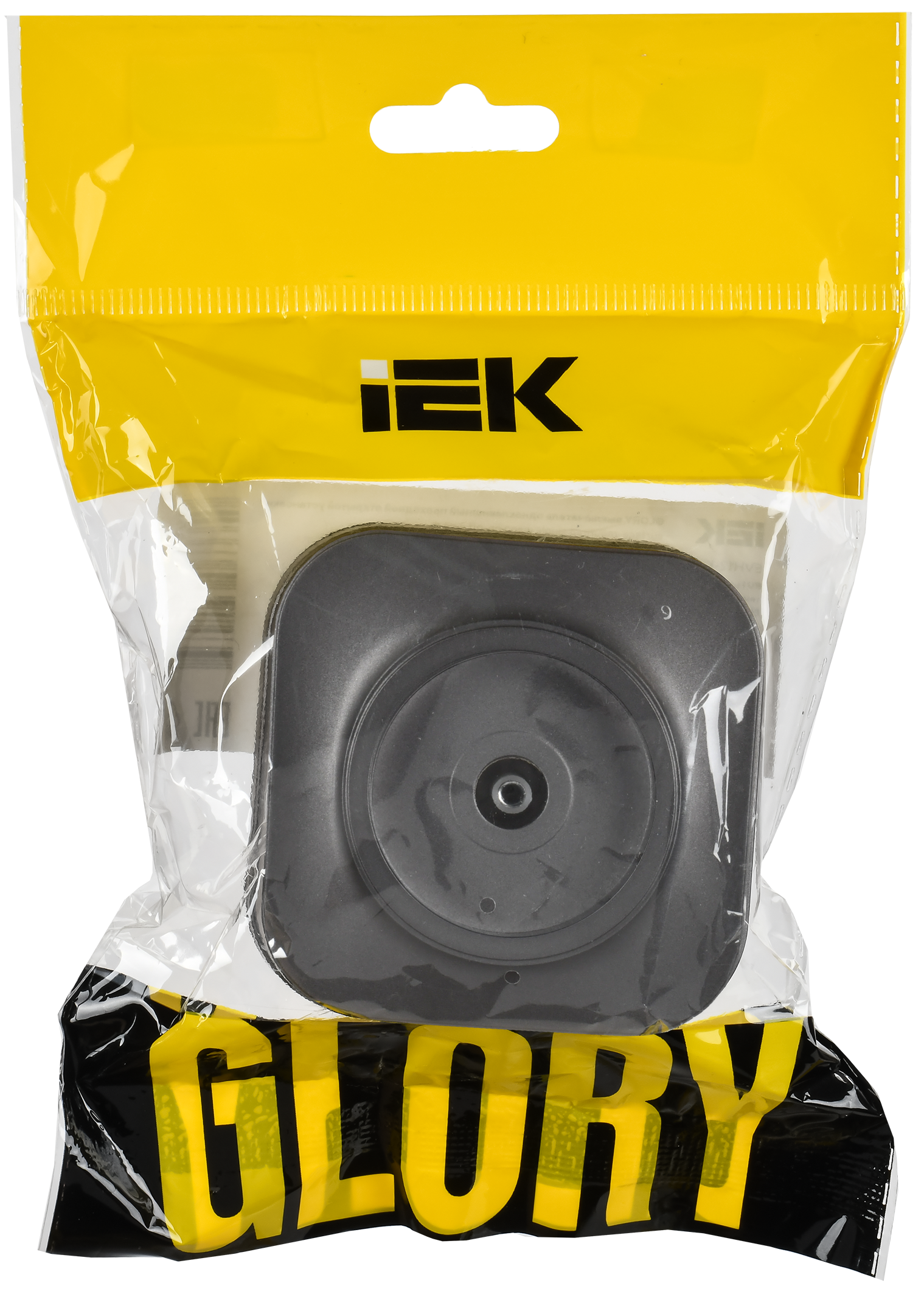 GLORY Розетка для открытой установки TV РТВ20-ХСм сталь матовый IEK EAH10-K46M