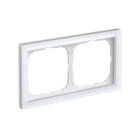 ARTGALLERY PURE 2-постовая РАМКА, МАТОВОЕ ОРГАНИЧЕСКОЕ СТЕКЛО БЕЛЫЙ Systeme Electric GAL330102