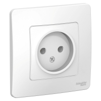 BLANCA скрытой установки розетка без заземления без шторок 16А, 250В, белый Systeme Electric BLNRS000011