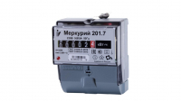 Счетчик электроэнергии Меркурий 201.7 однофазный  однотарифный, 5(60), класс точности 1.0, D, ЭМОУ Инкотекс 00000032680