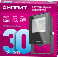 Прожектор светодиодный ДО-30w 6000К 2400Лм IP65 ОНЛАЙТ 71658 19198