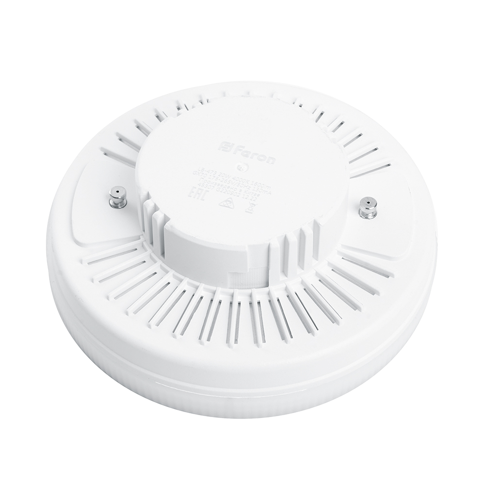 Лампа светодиодная LED 20вт GX70 белый таблетка FERON LB-473 48307