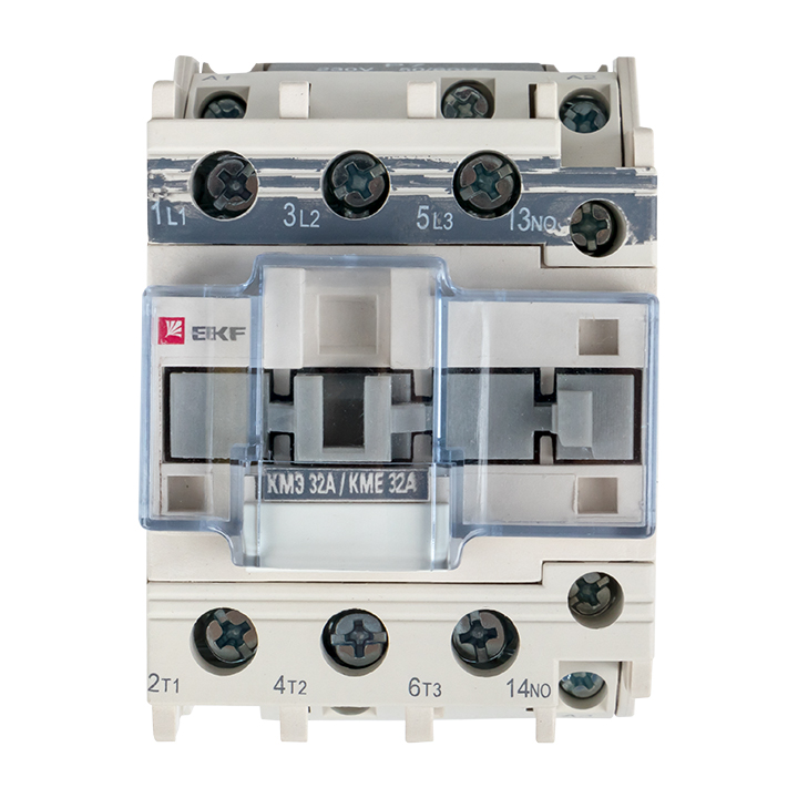 Пускатель магнитный КМЭ 32А катушка управления 220В АС малогабаритный 1NO EKF ctr-s-32-220