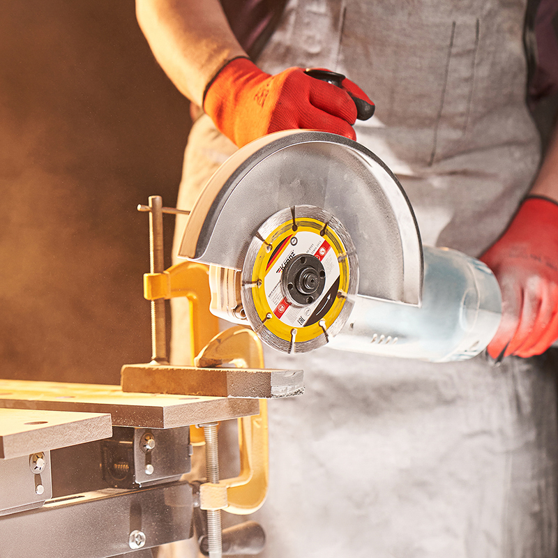 Диск алмазный отрезной сегментный 125x22.2x1.8x10 мм Kranz KR-90-0101