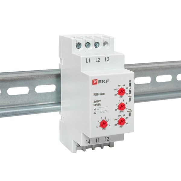 Реле контроля фаз RKF-11m EKF rkf-11m