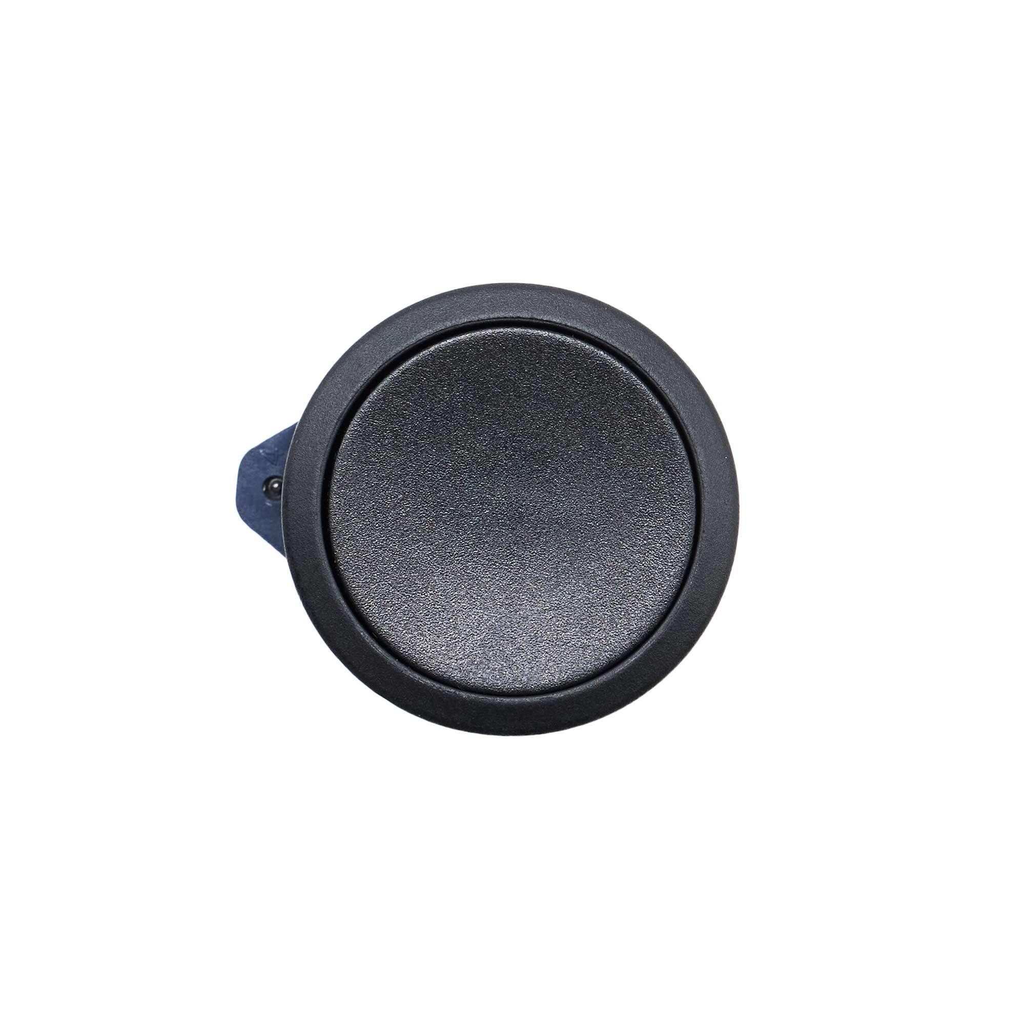 Головка кнопки плоская без фиксации, черная DKC M22P-FMBLP