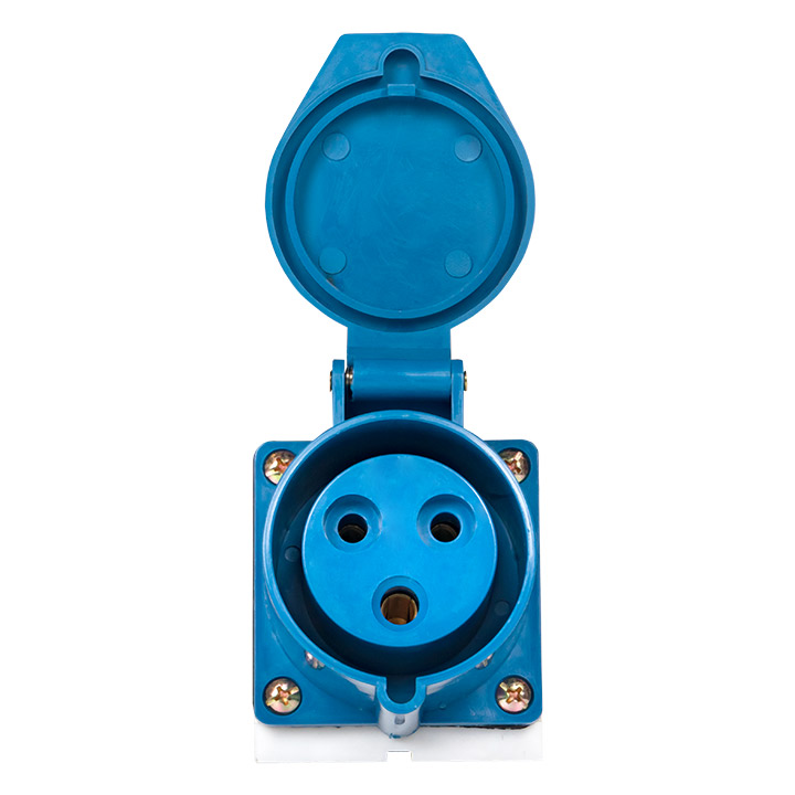 Розетка кабельная 32А 2Р+Е IP44 на поверхность 220В EKF ps-123-32-220
