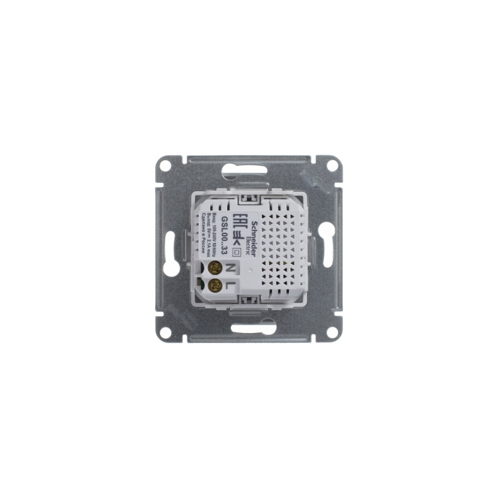 Розетка GLOSSA USB 5В/2100мА 2х5В/1050мА механизм белый Systeme Electric GSL000133