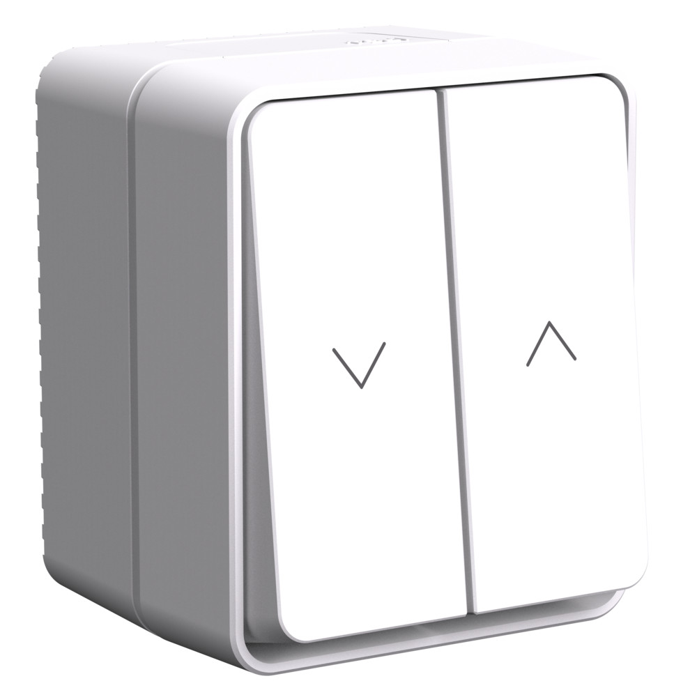 ATLASDESIGN PROFI IP54 2-клавишный ВЫКЛЮЧАТЕЛЬ ДЛЯ ЖАЛЮЗИ, 2хсх.4, БЕЛЫЙ Systeme Electric ATN540119