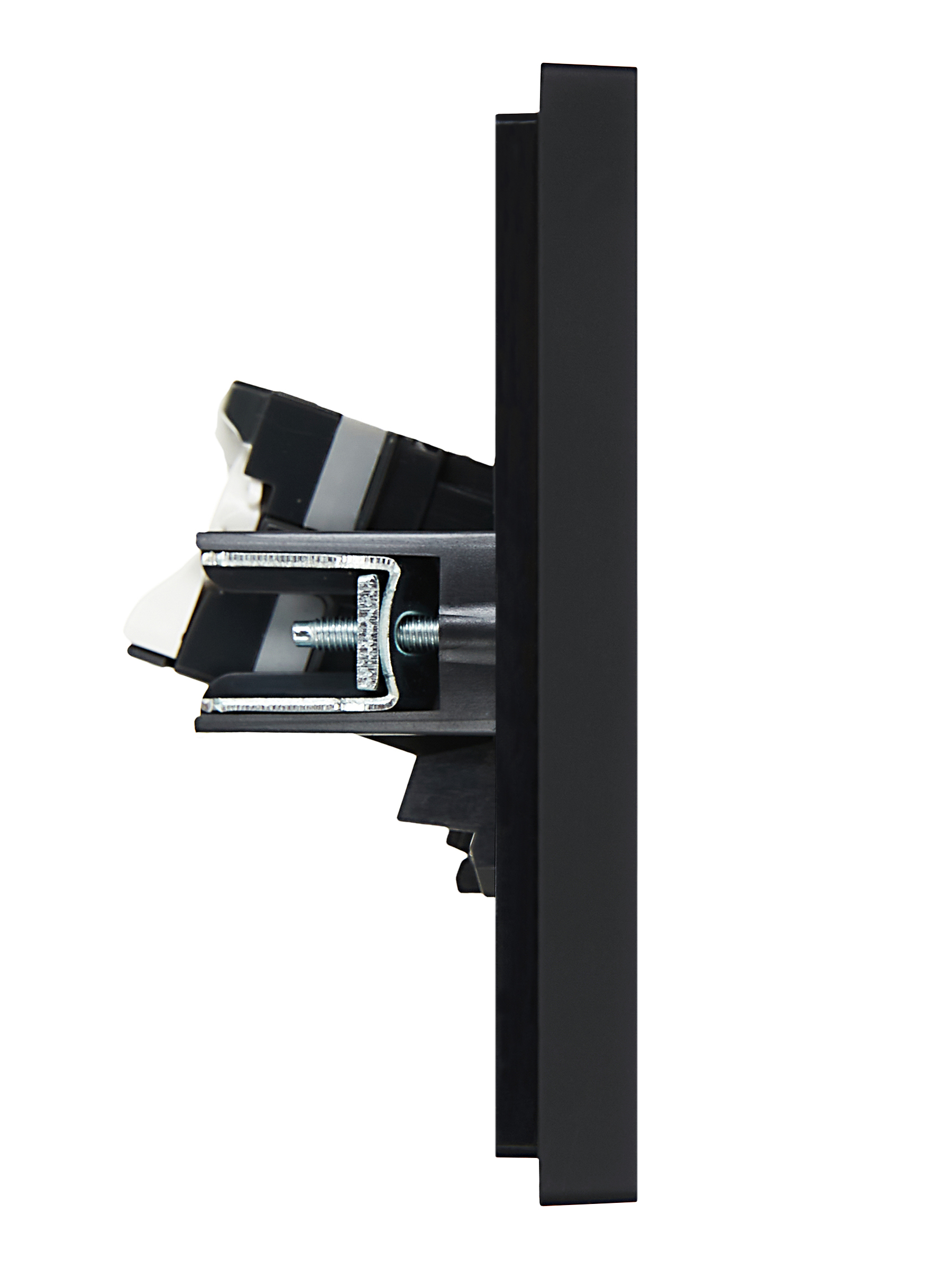 FORTE&PIANO Розетка компьютерная двойная RJ45 кат.5E FP133 черный IEK FP-K20-1-K02